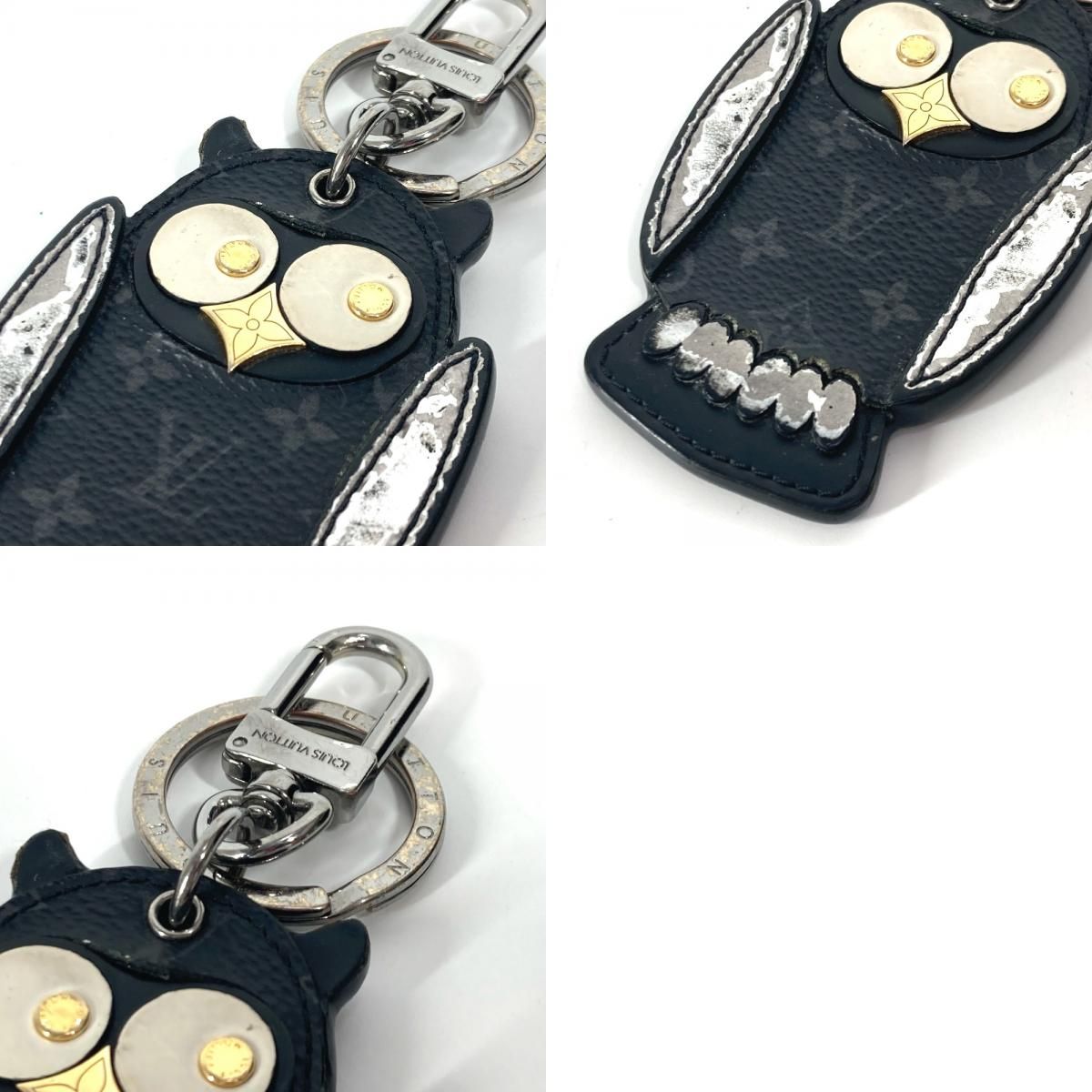 美品ルイヴィトンLOUIS VUITTONM69482 ポルトクレ ヴィトン キーリング