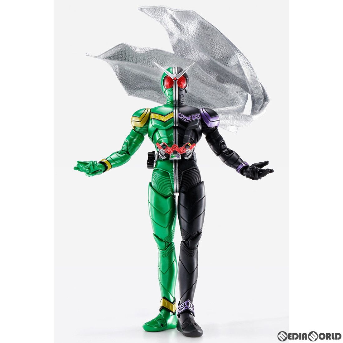 S.H.Figuarts(フィギュアーツ) 真骨彫製法 仮面ライダーW(ダブル) サイクロンジョーカー 風都探偵アニメ化記念 完成品 可動フィギュア バンダイスピリッツ