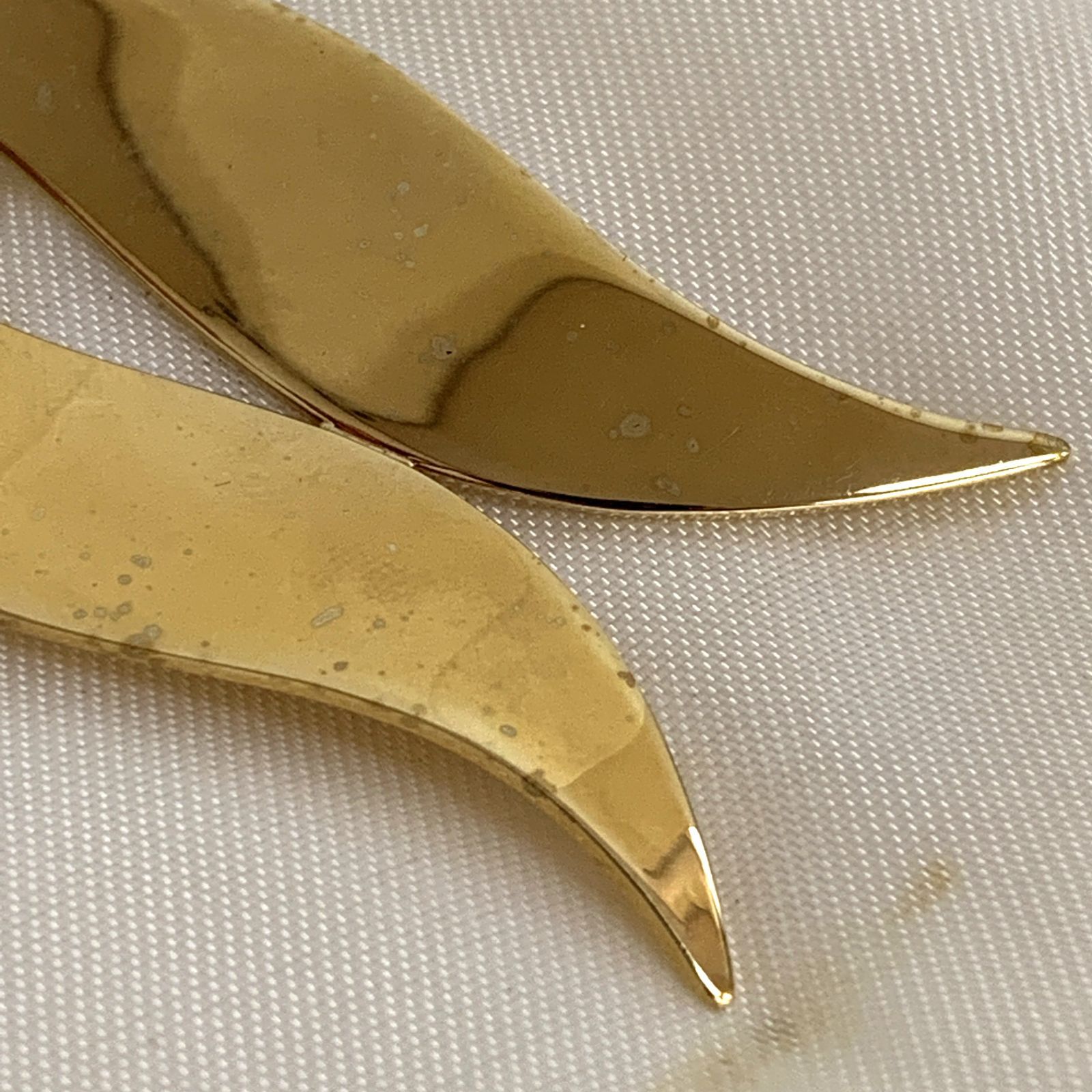 中古品】Christian Dior クリスチャンディオール リボン ブローチ GT