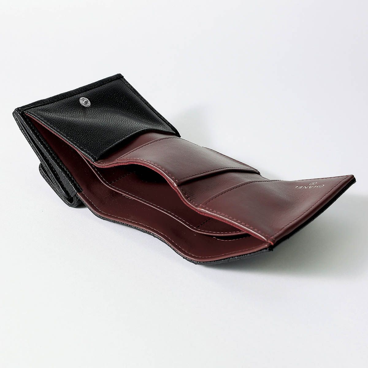 新品 シャネル CHANEL 3つ折り財布 MINI WALLET ブラック - メルカリ 