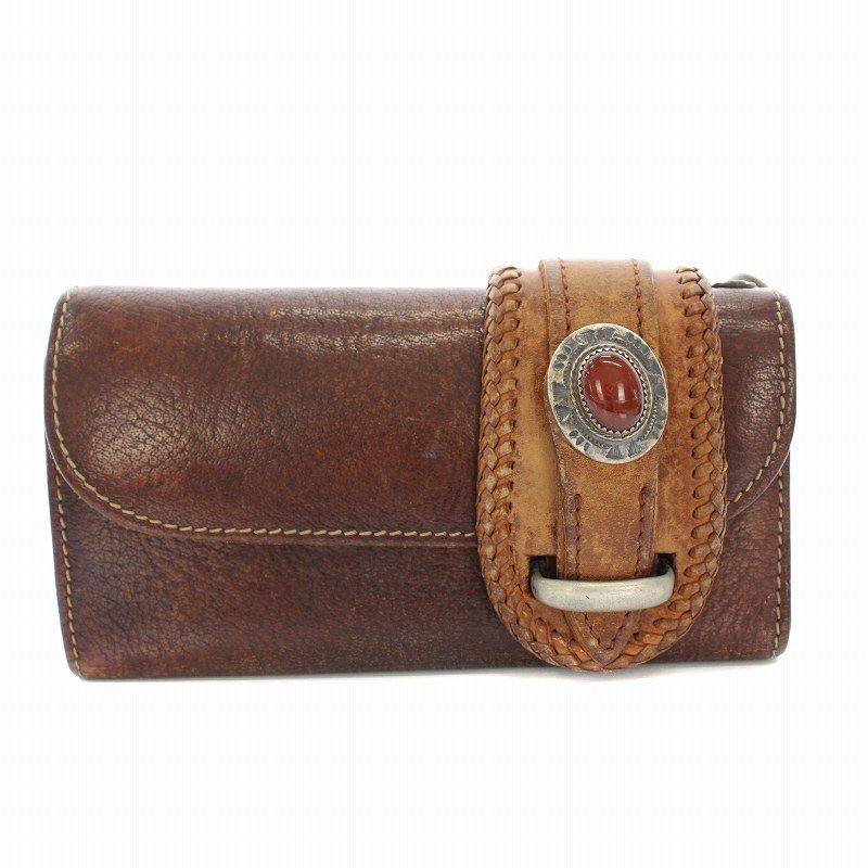 ALZUN アルズニ シャックスキン鮫革 本革長財布 バイカーズウォレット