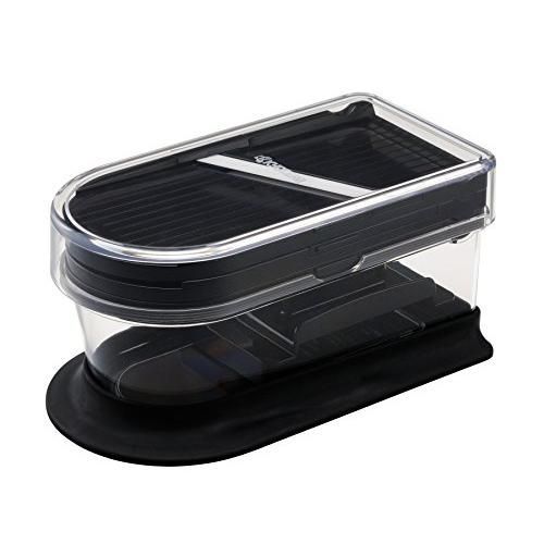 京セラ 日本製 スライサー 調理器セット コンパクト セラミック サビない 薄切り | 千切り | おろし ブラック CS-400-FP