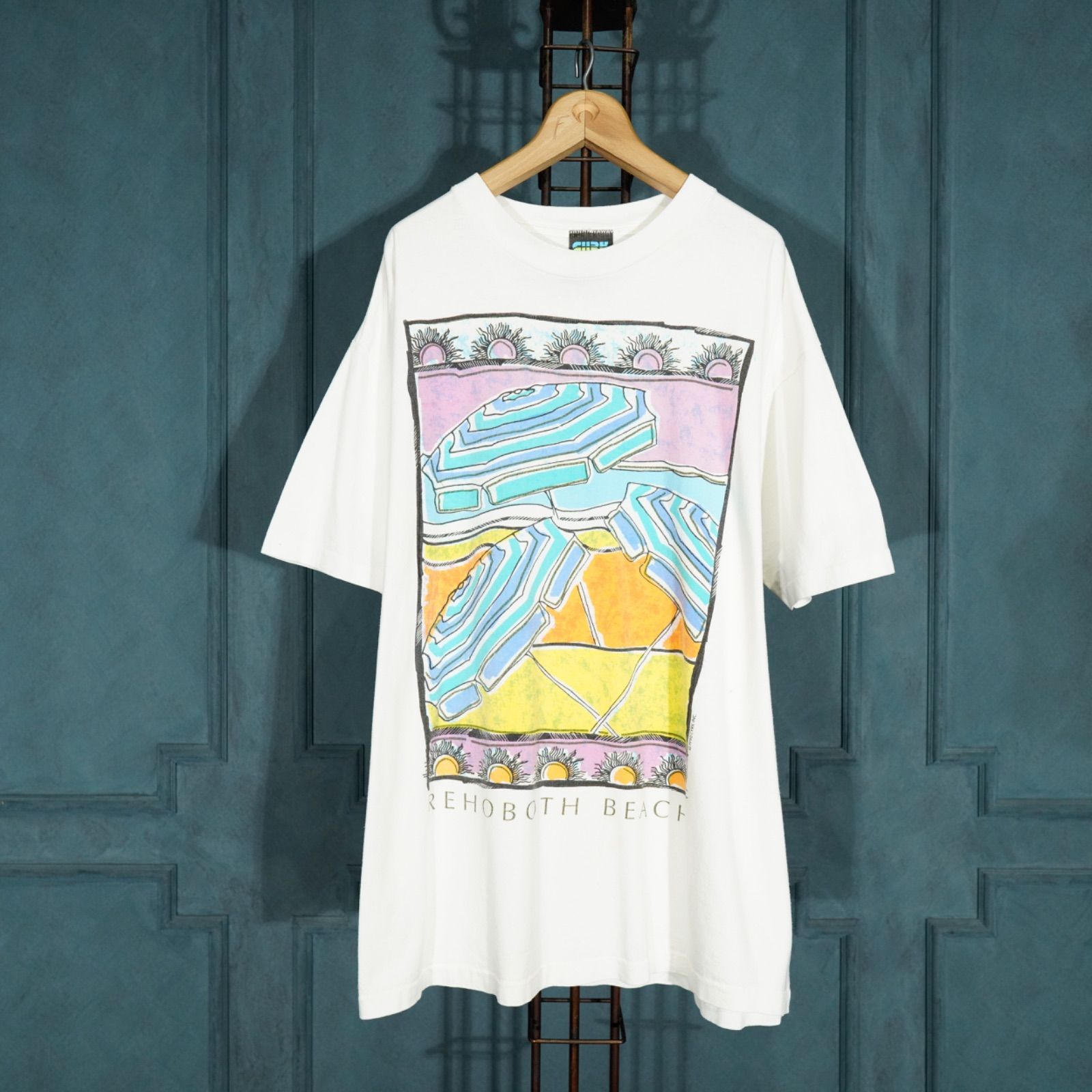 アメリヴィンテージAmeri VINTAGE ★シースルーアートプリントTシャツ Ameri VINTAGE - 新作♡Ameri VINTAGE 激似 シースルーペイント