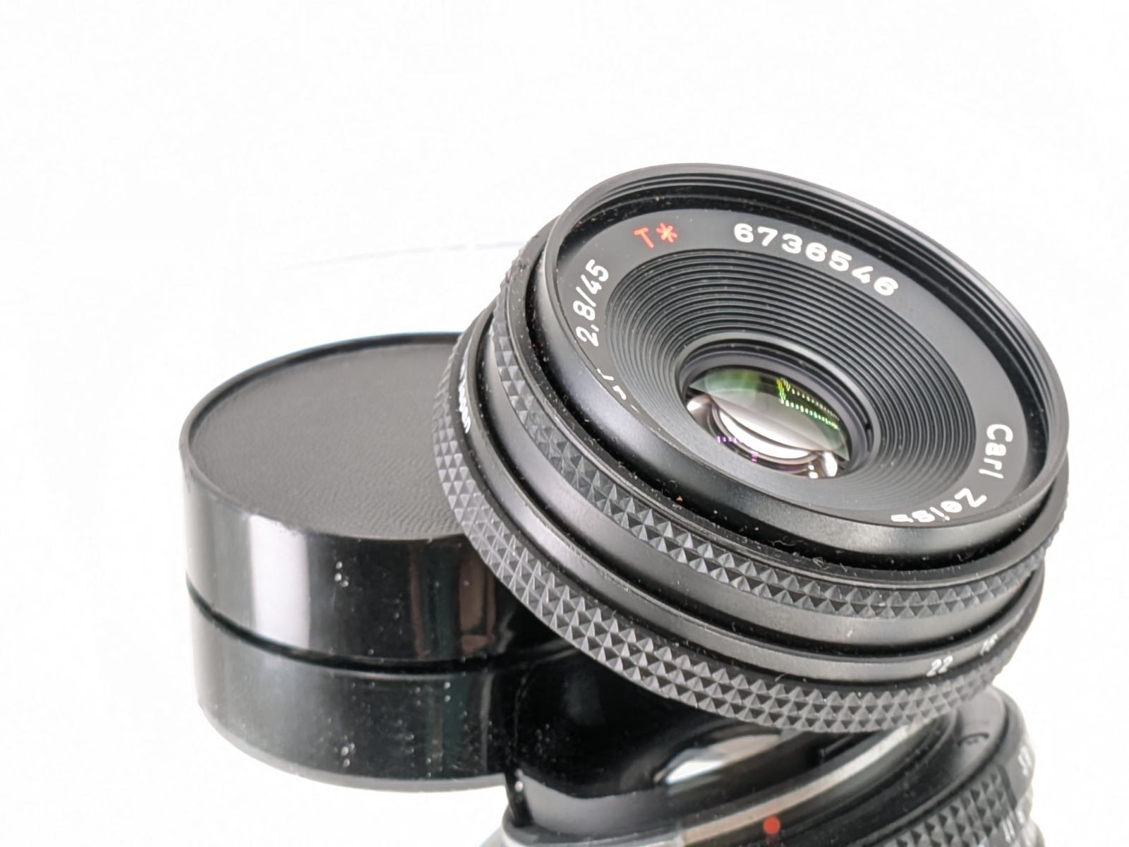  鷹の目レンズ CONTAX tessar 2 8 45 mm F 単焦点レンズ レンズ(単焦点) カメラ