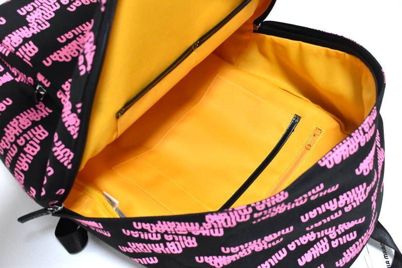 ミラミラン リュック スピーガ イエロー mila milanミラミラン スピーガ ショルダーバッグ258121　クロ⁄イエロー