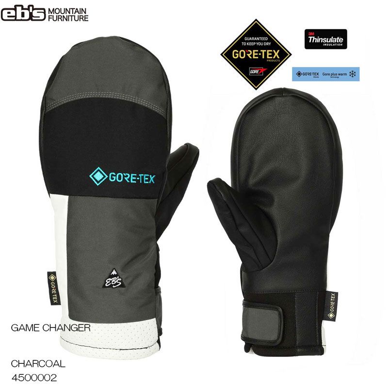 エビス スノーグローブ 手袋 ゲームチェンジャー CHARCOAL 4500002 25-26 eb s GAME CHANGER メンズ レディース GORE-TEX 2025 日本正規品 ebs WWW_OLIVIERBERNSTEIN_COM