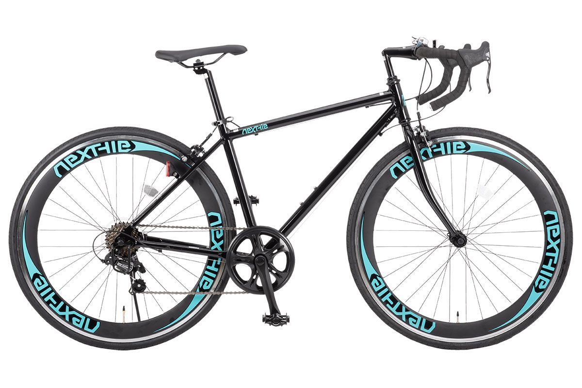 NEXTYLE クロスバイク 700×28C 黒 ブラック 7×３段 LEDライト ネクスタイル 自転車 札幌市手稲区 NEXTYLE クロスバイク 700×28C 黒 ブラック 7×3段 LEDライト ネク