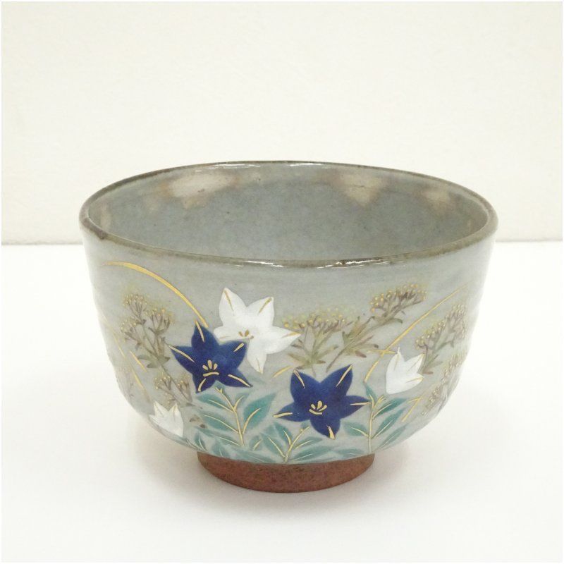 抹茶碗⭐️乾山写花車⭐️橋本城岳造⭐️共箱付⭐️蔵