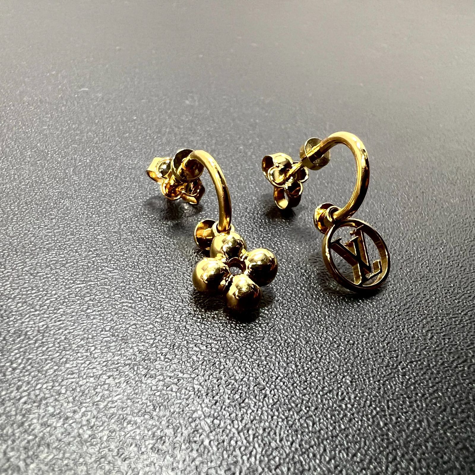 ✨現行商品✨美品✨ルイヴィトン　ブルーミングピアス　M64859 楽天市場】ルイヴィトン ピアス Louis Vuitton モノグラム LV