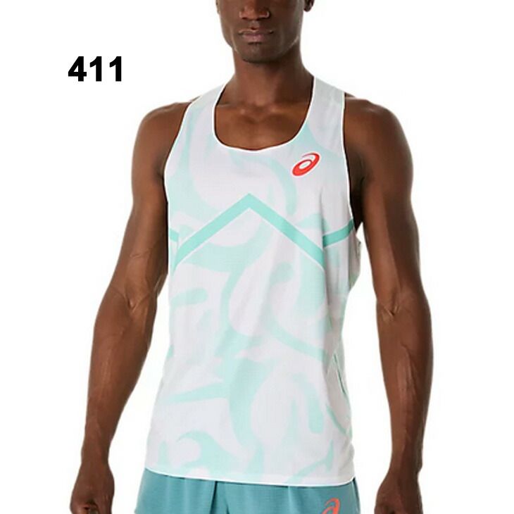 アシックス ノースリーブ メンズ ランニングウエア asics LIGHT KNIT