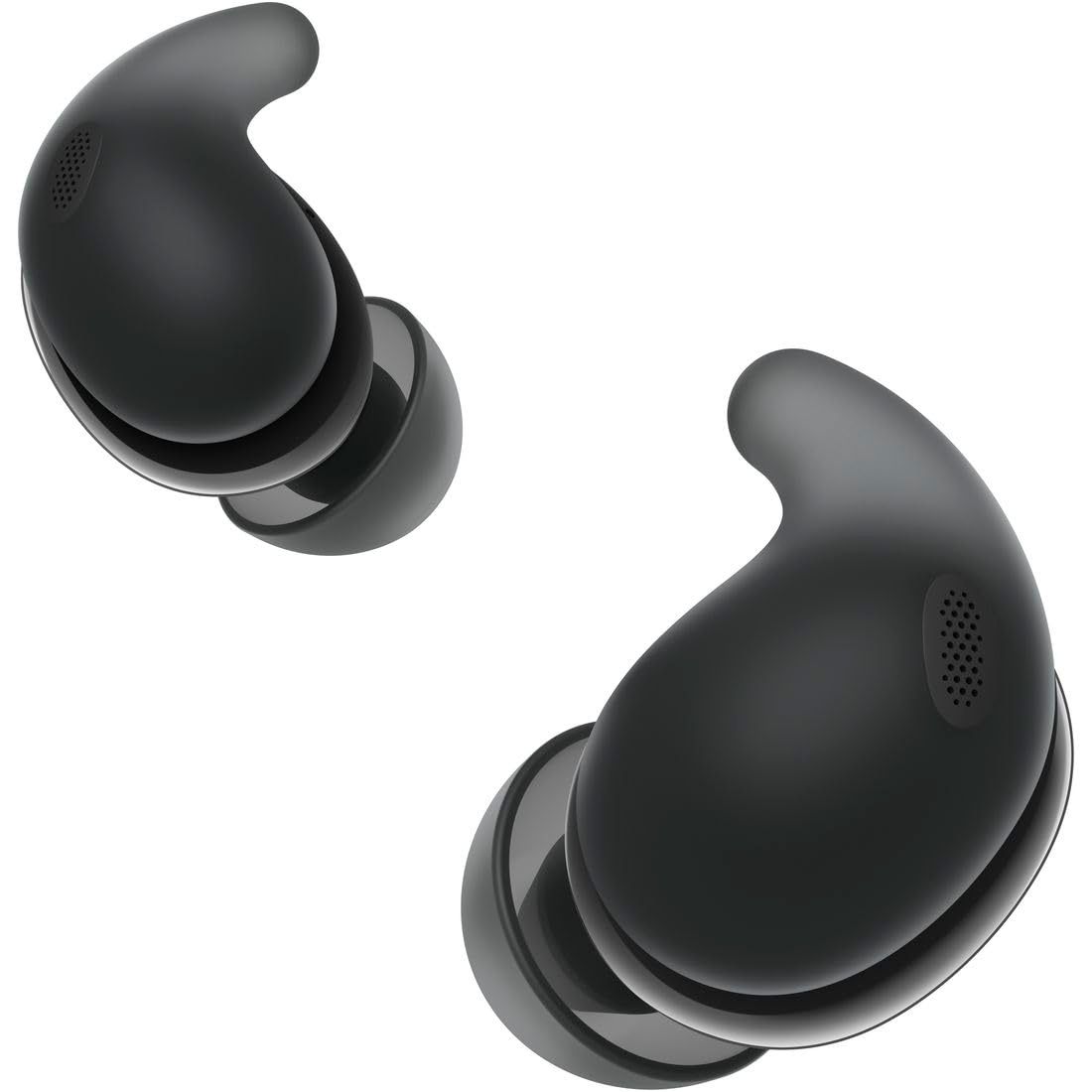 ソニー SONY ワイヤレス ノイズキャンセリング イヤホン LinkBuds Fit|WF-LS910N 自然なフィット感 軽量 小型 ノイキャン 外音取込み アクセサリでカスタマイズ WF-LS910N BZ ブラック ブラック 単品