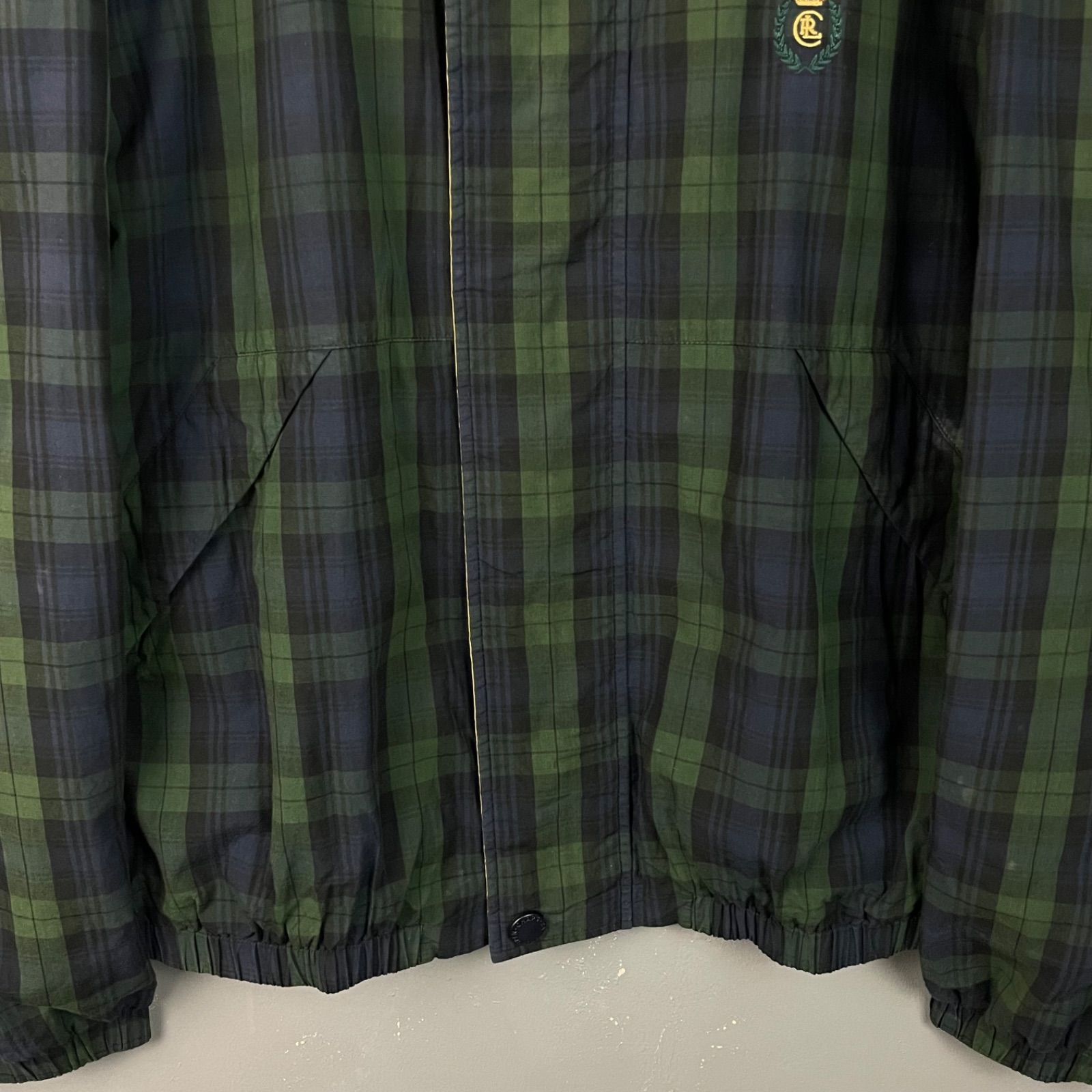 00s archive CHAPS RALPH LAUREN Swingtop Logo Embroidery Jacket 