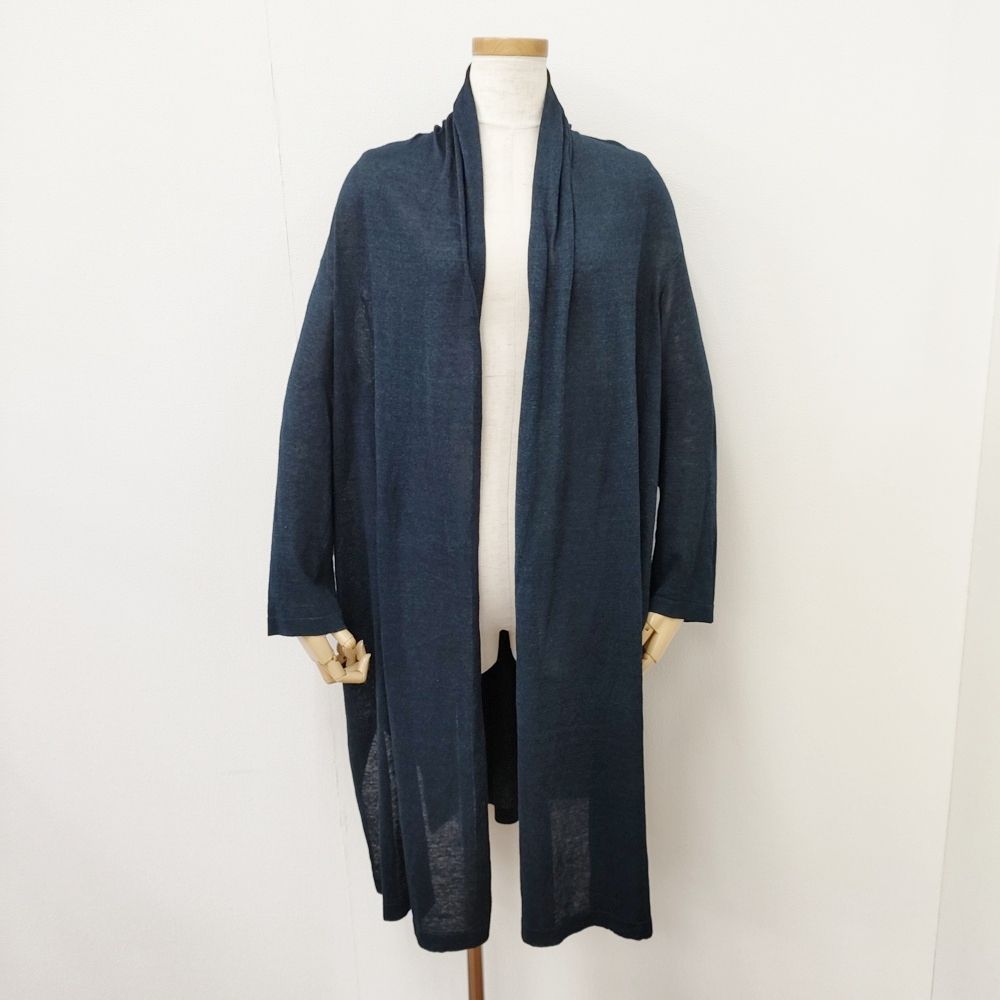 45R/45rpm インディゴロングカーディガン 羽織 サイズ0 カーディガン