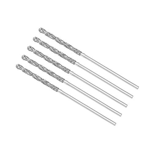 1 mm CoCud ダイヤモンド ツイスト ドリル ビット ドリル ビット直径 1 mm 先端メトリック ドリル ビット高速度鋼 ガラス 貝殻 石用 5個