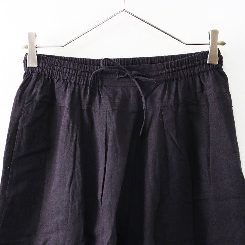 カディアンドコー Khadi-co. STAR PANTS S ブラック スターパンツ コットン ゴム ワイド コクーン タック インド製 2400014620251 DECORATOM_COM_BR