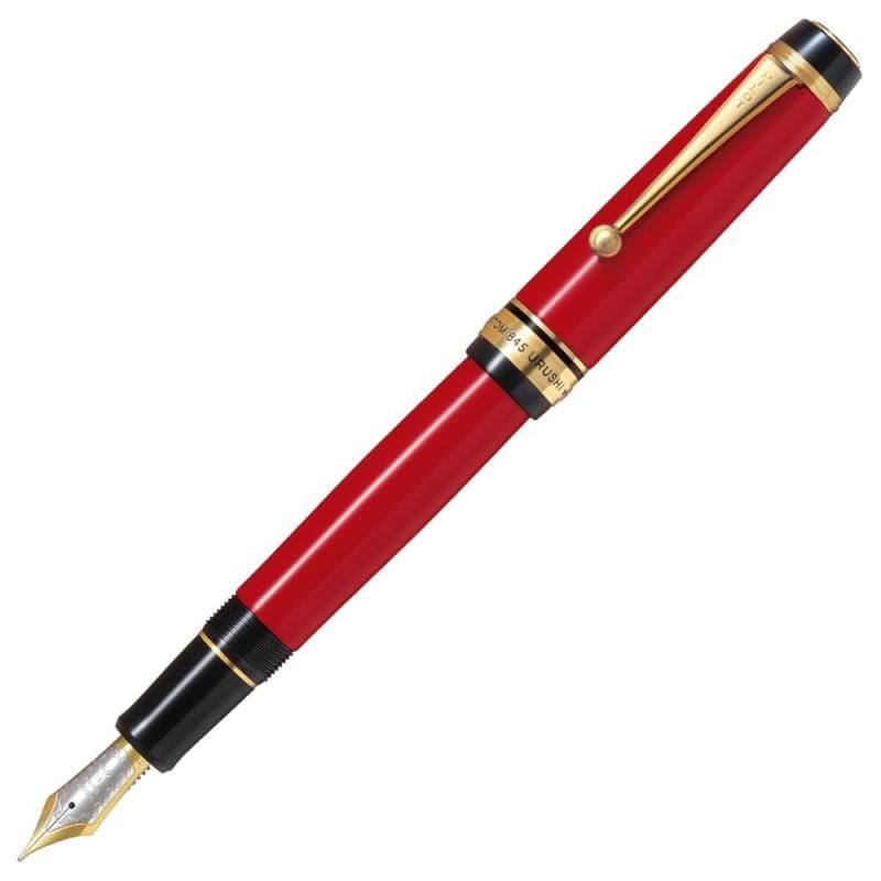パイロット 万年筆 カスタム845 朱漆 中字 FKV-5MR-R-M