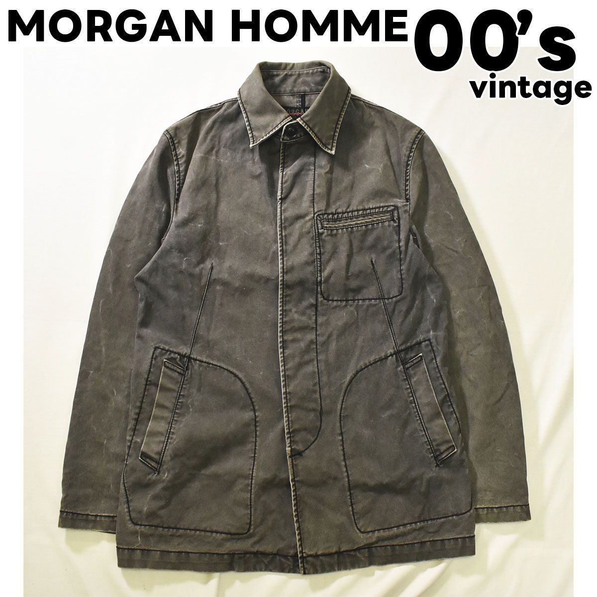 00s アーカイブ モルガン オム MORGAN HOMME ワークジャケット 00s アーカイブ モルガン オム MORGAN HOMME ワークジャケット