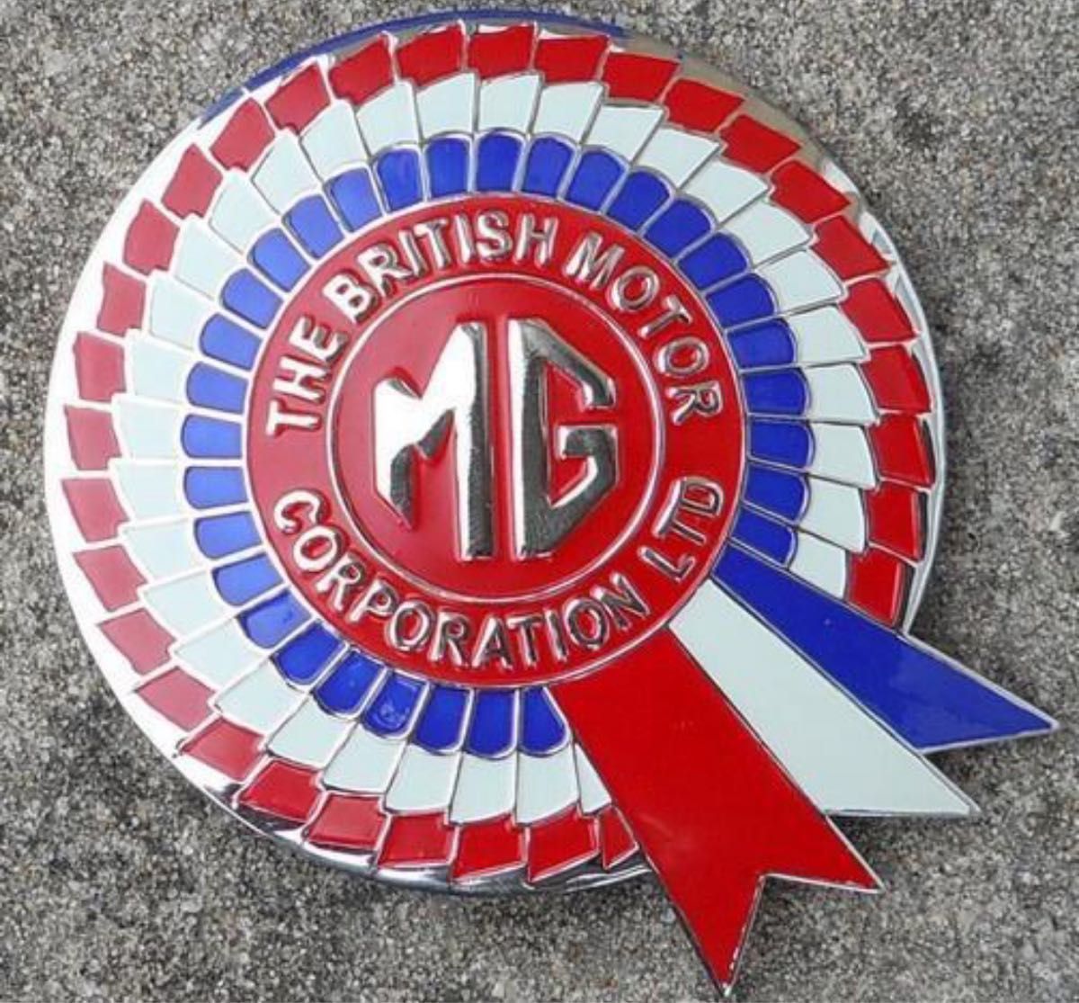 BMC ロゼット MG カー グリル バッジ 英国製 BILLOVLOGS_CO_UK