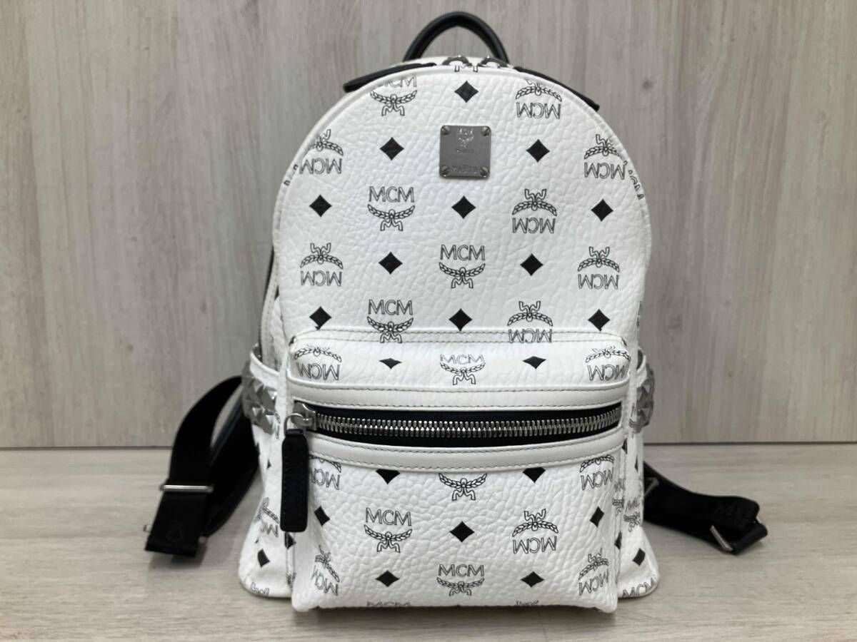 MCM エムシーエム ヴィセトス リュック MMK 6SVE37 WT001 ホワイト