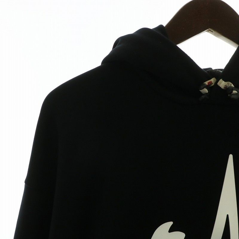 美品　正規品　MONCLER MAGLIA CON CAPPUCCIO パーカー Moncler - Maglia Con Cappuccio Black Crop Hoodie