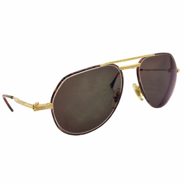 グッチ サングラス ホースビット 度付きレンズ べっ甲調フレーム ブラウン系 茶色 クリアダークブラウンレンズ GG 1276 S GUCCI ティアドロップ 度入り メガネ めがね 眼鏡 アイウェア ドライブ 運転 アウトドア