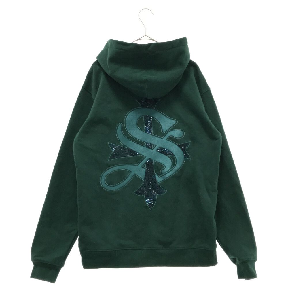 SUPPLIER (サプライヤ) CROSS LOGO HOODIE スウェット パーカー グリーン - メルカリ