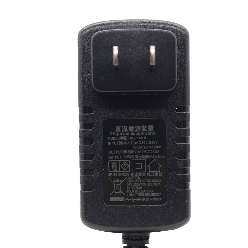 PSE認証DC12V2A電源アダプタ、DC12V AC100-240V、12Vの監視カメラ、12V2A電源アダプタ、2.1ミリメートルのXの5.5 ミリメートルプラグ用スイッチング電源（2個） - メルカリ