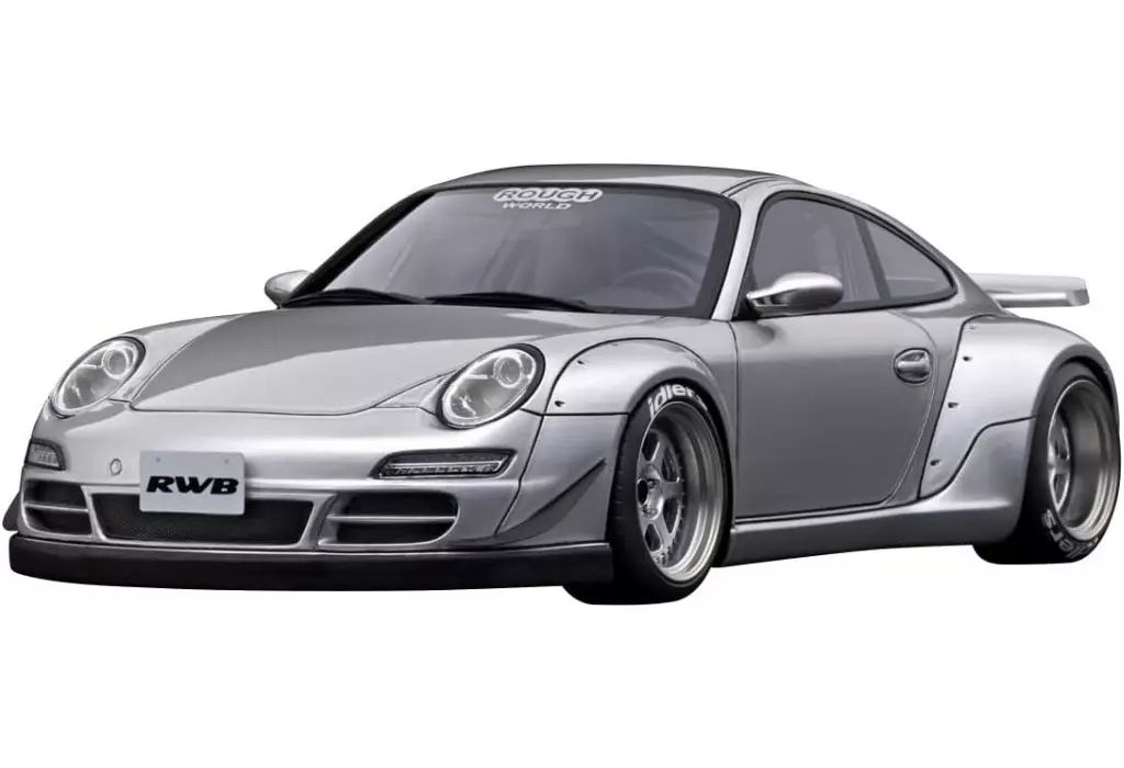 RWB997 シルバー 1/18 ミニカー GT Spirit Porsche 911 RWB Abu Type 997 2024 Silver LE999 1/18