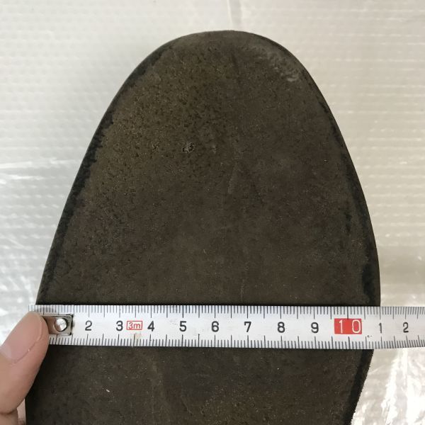  ビンテージ アンティーカクオイエリア ANTICA スエード本革 ウイングチップ 43.5 27.5-28.0 茶 BROWN dress shoes E-30 ドレス ビジネスシューズ ブーツ 革靴