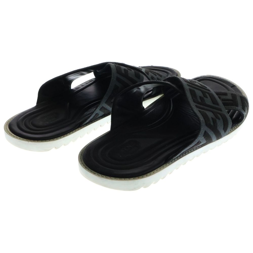 FENDI (フェンディ) FF Logo Cross Slider Slippers FFロゴ