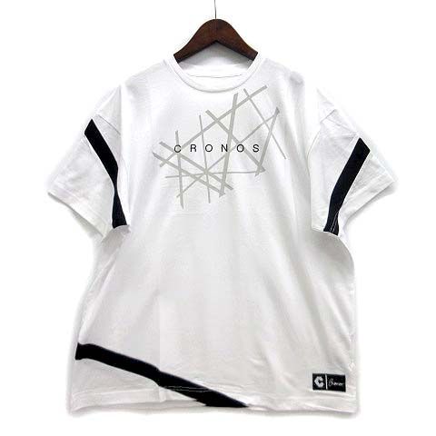 【新品未使用】CRONOS クロノス　オーバーサイズTシャツ C07-TS 未使用品 クロノス CRONOS ロゴ 刺繍 オーバーサイズ Tシャツ