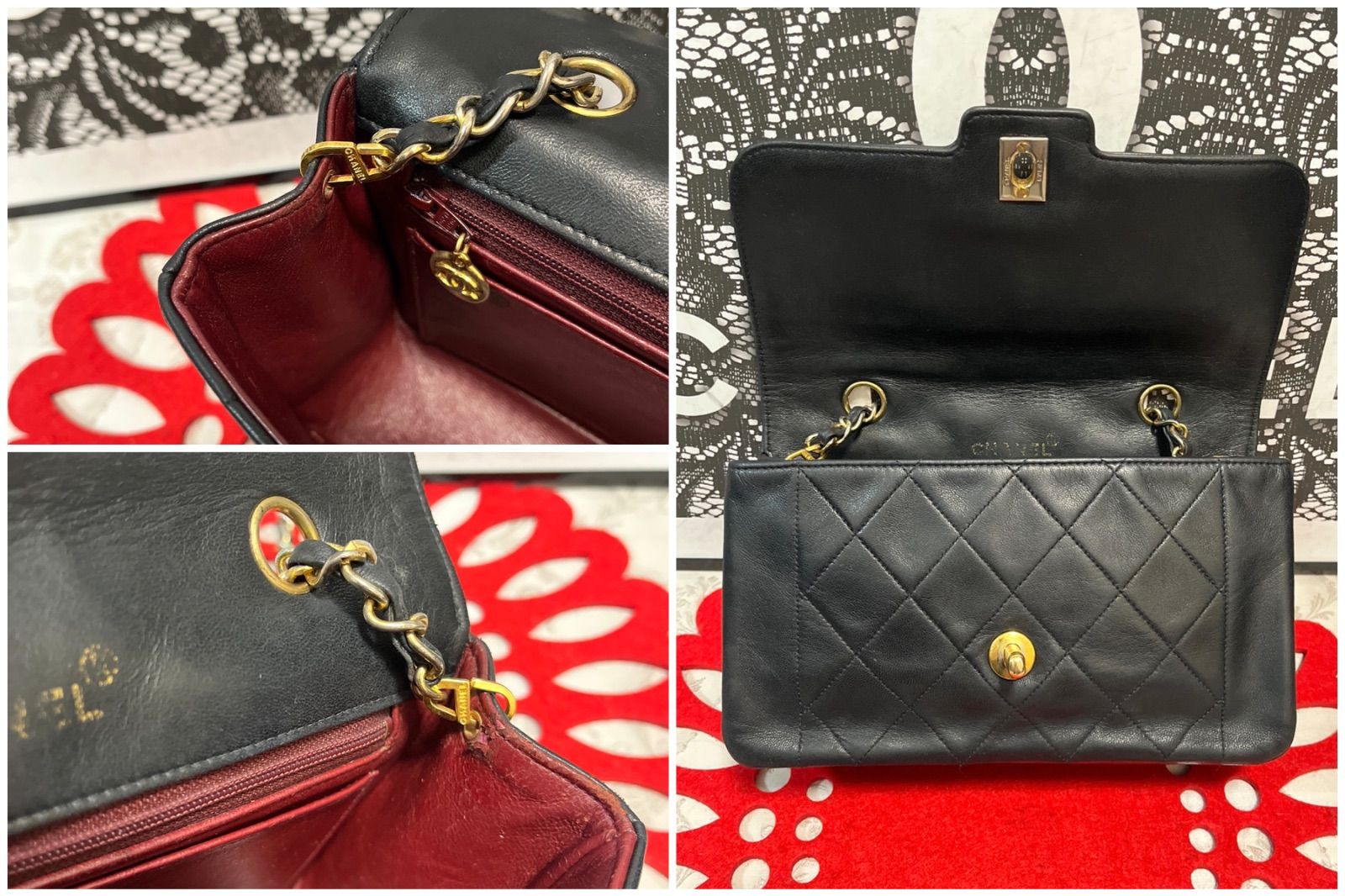 極上美品 シャネル CHANEL デザイン フラップ シングルフラップ