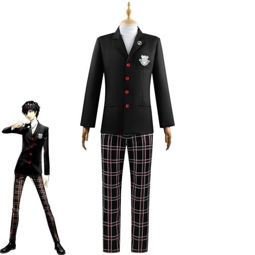 新品 ペルソナ 5 コスプレ衣装 雨宮蓮 芳澤かすみ 主人公