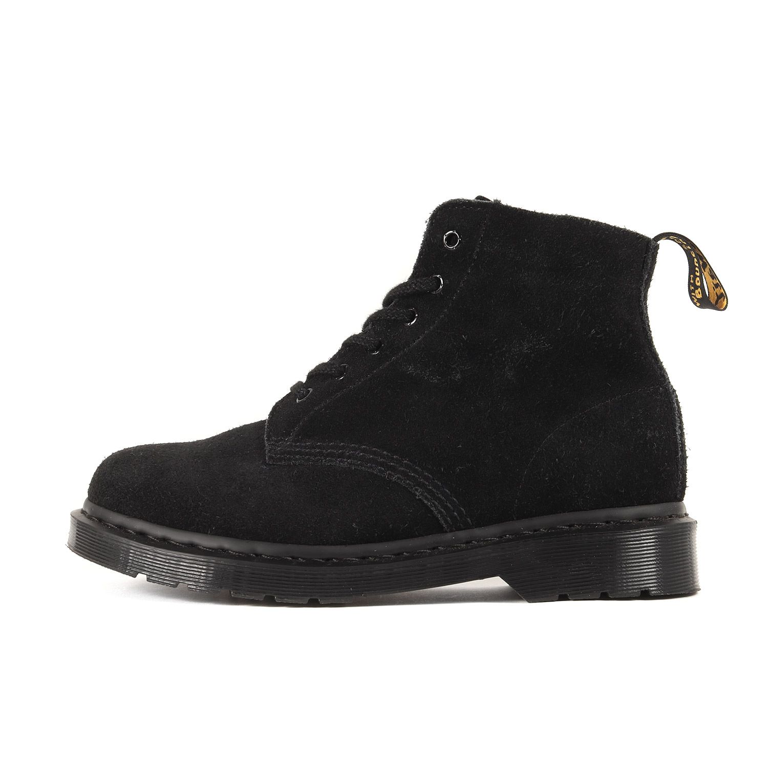 美品 Dr.Martens ドクターマーチン サイズ:25.0cm 6ホール スウェード レザー ブーツ (101 MONO) ブラック 黒 UK6 シューズ 靴 ブランド【メンズ】