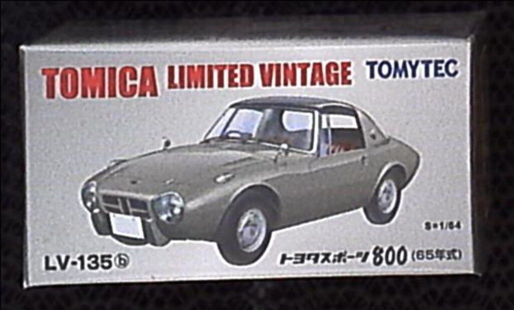 トミカリミテッドビンテージLV-135bトヨタスポーツ800（65年式） トミカリミテッドヴィンテージ LV-135b トヨタ スポーツ800(銀
