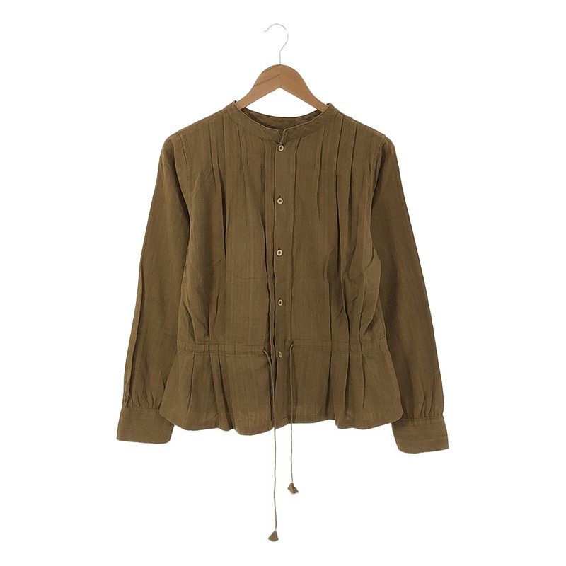 【美品】  45r / フォーティファイブアール | カディシャツデニムのブラウス | 3 | ブラウン | レディース 美品】 45r / フォーティファイブアール | カディシャツデニムの