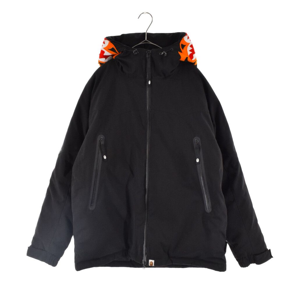 A BATHING APE (アベイシングエイプ) Tiger Down Jacket タイガー ジップアップダウンジャケット ブラック - メルカリ