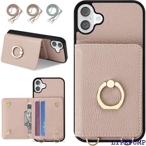 oyaka 対応 iPhone16ケース 手帳 ショルダーストラップ iPhone 16手帳型 ケース かわいい 背面 カード収納 iPhone 16 スマホケース スマホリング スタンドアイフォン 16 ケース おしゃれ 女性 アイフォ 