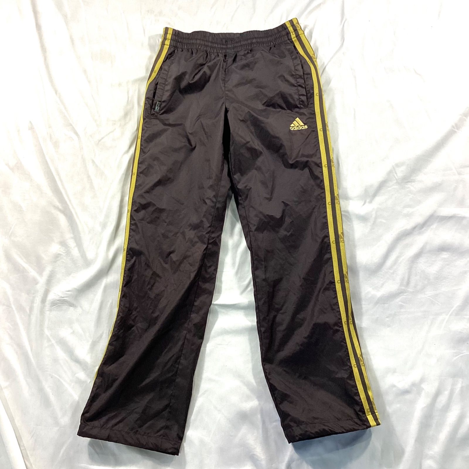 adidas アディダス ジャージパンツ ブラック ゴールド3本ライン サイズ 