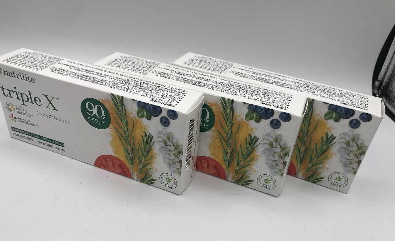 3個セット アムウェイ Amway ニュートリライト トリプルＸ レフィル