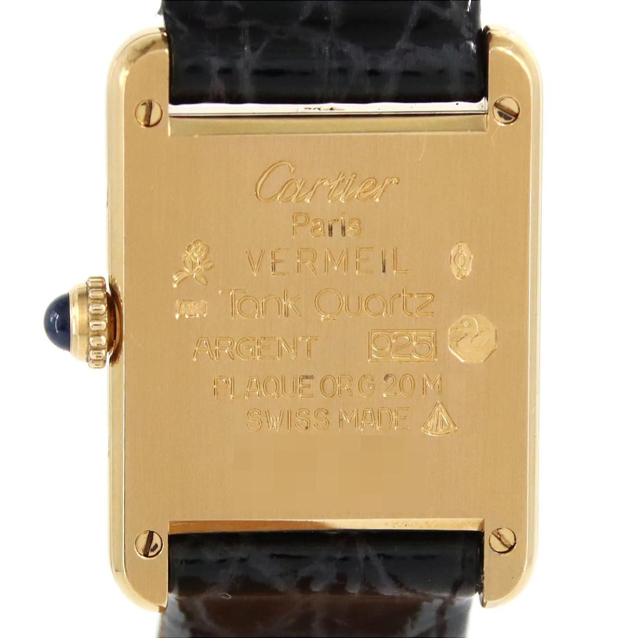 カルティエ マストタンクSM GP W1003153 GP クォーツ - メルカリ 