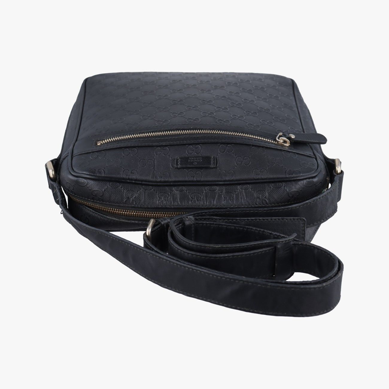 美品⭐︎GUCCI GGシマ　 ブラックレザー メッセンジャーバッグ 楽天市場】グッチ シマ（ショルダーバッグ・メッセンジャー