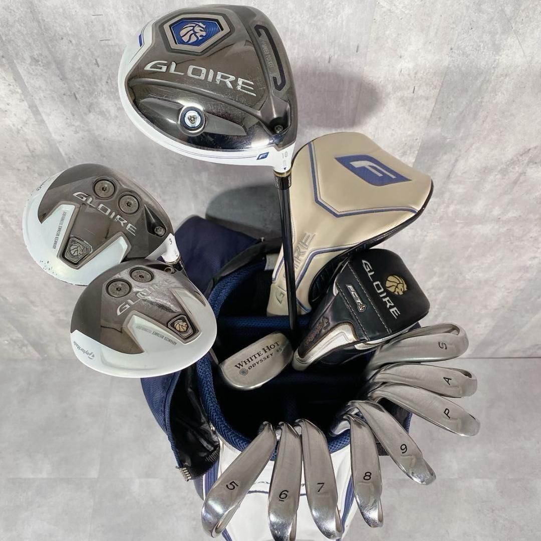 ゴルフクラブセット　メンズ　テーラーメイド　グローレ　ゼクシオ　男性用 テーラーメイド グローレF メンズゴルフ クラブセット 11本 R 右
