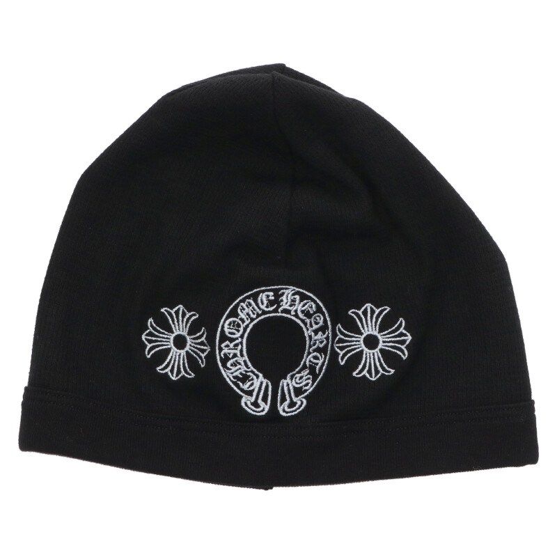 クロムハーツ THERMAL BEANIE ホースシュー刺繍サーマルニットキャップ
