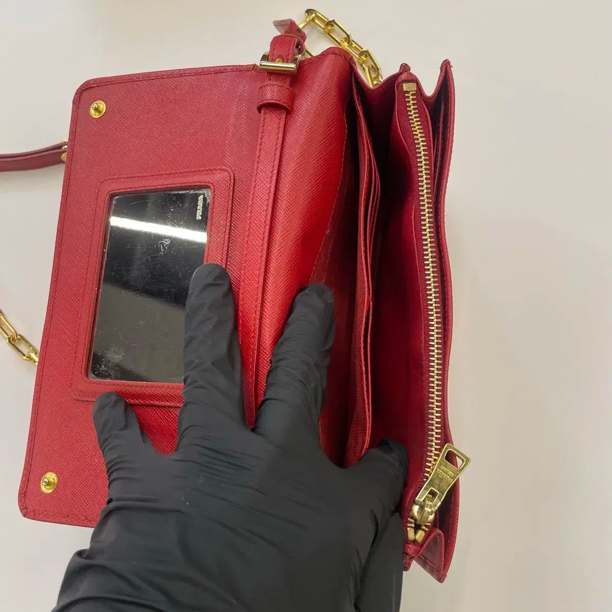 美品　PRADA ブラック ショルダーバッグ Amazon | [プラダ] ショルダーバッグ クラッチバッグ PRADA