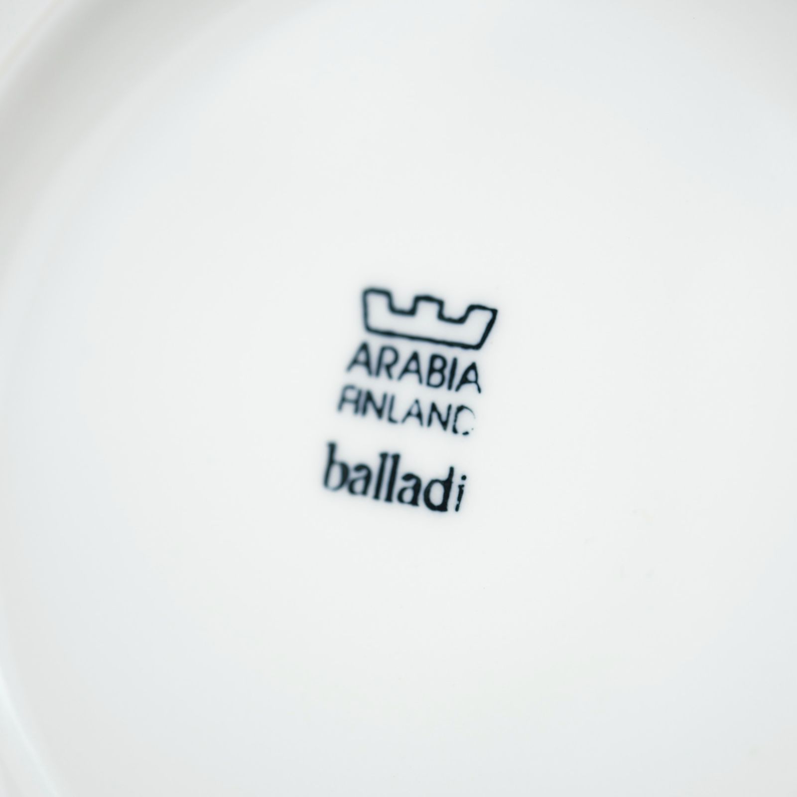 ARABIA - アラビア　バラディ　ヘイッキ・オルヴォラ　ティーカップ＆ソーサー　⑥ ARABIA アラビア balladi バラディ デミタスカップ＆ソーサー