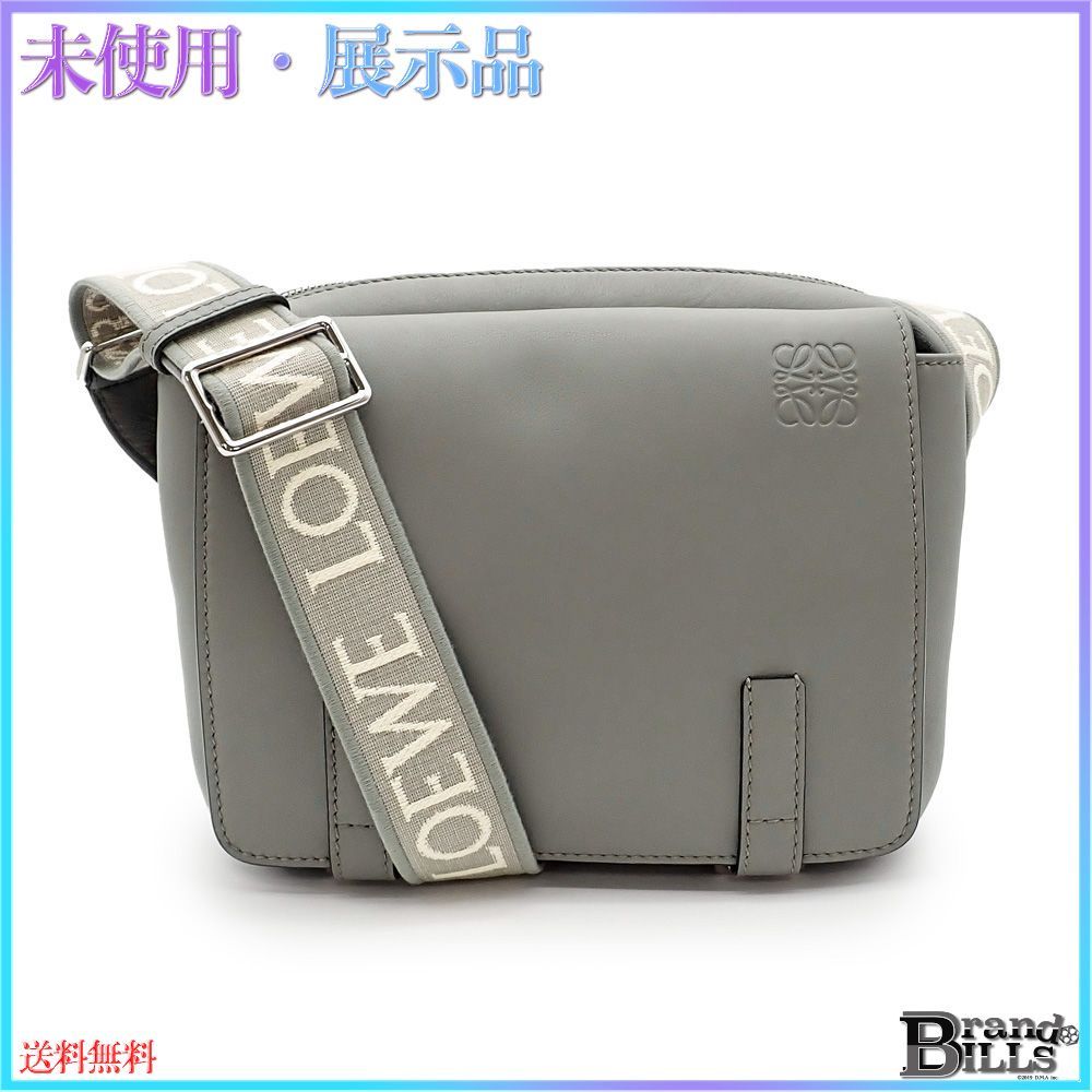 ロエベ ミリタリー メッセンジャーバッグ XS メンズ ショルダー