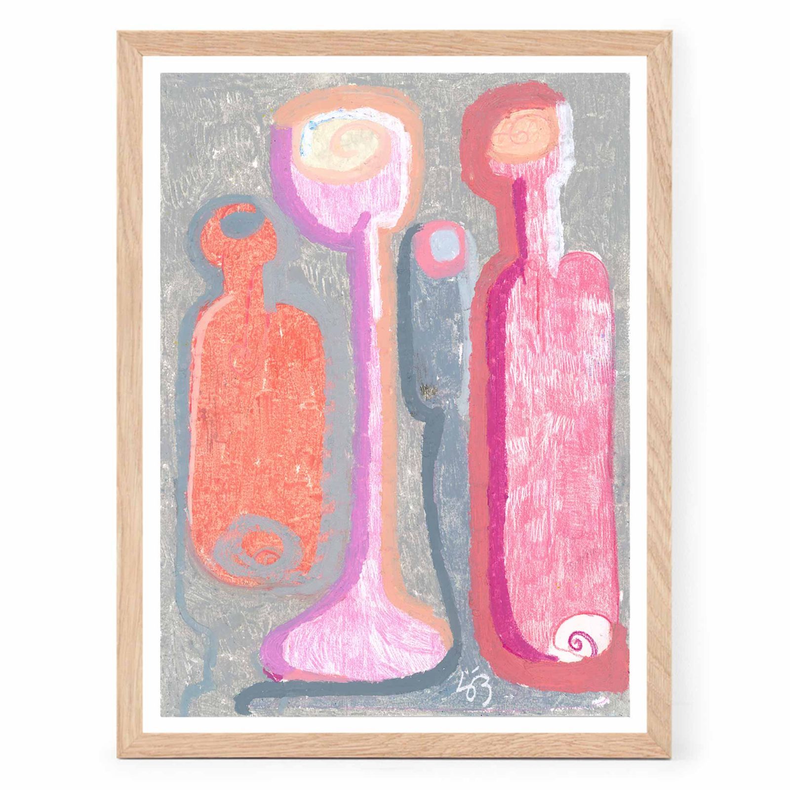 The Poster Club アートポスター 50×50cm Sitting Quietly/124x17387-50x50