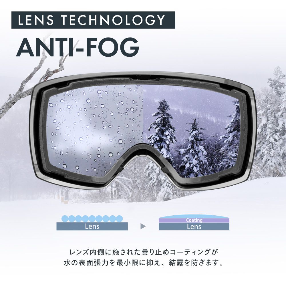 スミス I/O MAG S ゴーグル 交換レンズ SMITH アイオーマグS スノー