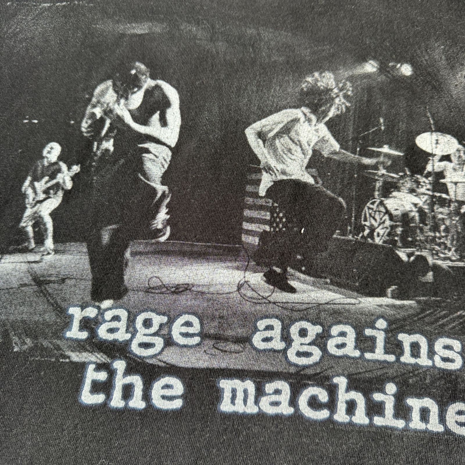 90s rage against the machine ロゴ プリント Tシャツ XLサイズ レイジ